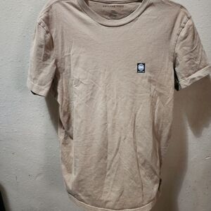 American Eagle Outfitters Men's Tan T-Shirt